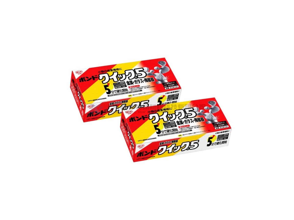 KONISHI Quick 5 #16131 Five-Minute Fast Curing Epoxy Adhesive