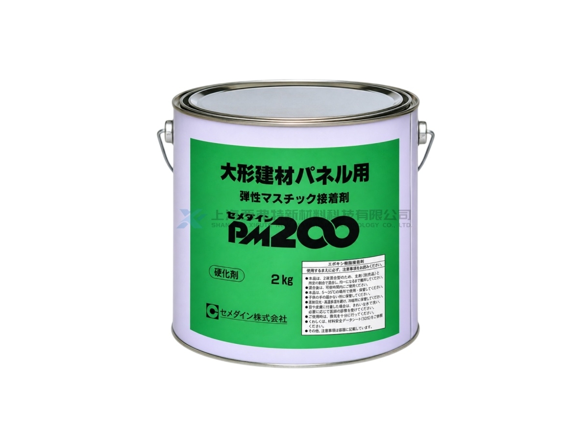 CEMEDINE PM200 Two-Component High-Viscosity Modified Silicone Elastic Adhesive