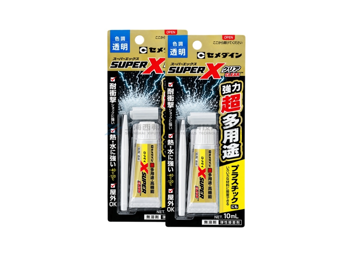 CEMEDINE SUPER X HYPER WIDE(AX-175/AX-176/AX-177) Multi-Purpose Clear Elastic Adhesive